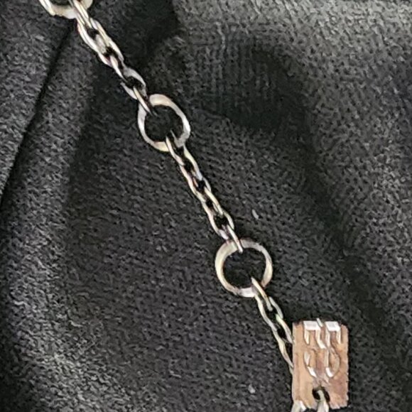 JLO Jennifer Lopez Black Gray Rhinestone Sparkle Balls Beads Choker 16" Necklace - Picture 15 of 16